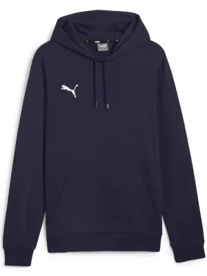 Férfi pulóver PUMA TEAMGOAL CASUALS HOODY 658618_06 PUMA NAVY/PUMA WHITE
