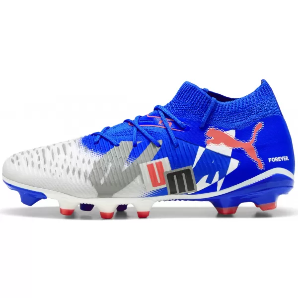  Csizma PUMA FUTURE 8 MATCH FOREVER FG/AG 108423_01 FEHÉR/KÉK/SZÜRKE/FEKETE/PIROS 