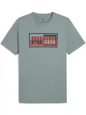 Férfi póló PUMA GRAPHICS BOX TEE 684827_30 ZÖLD HOLD