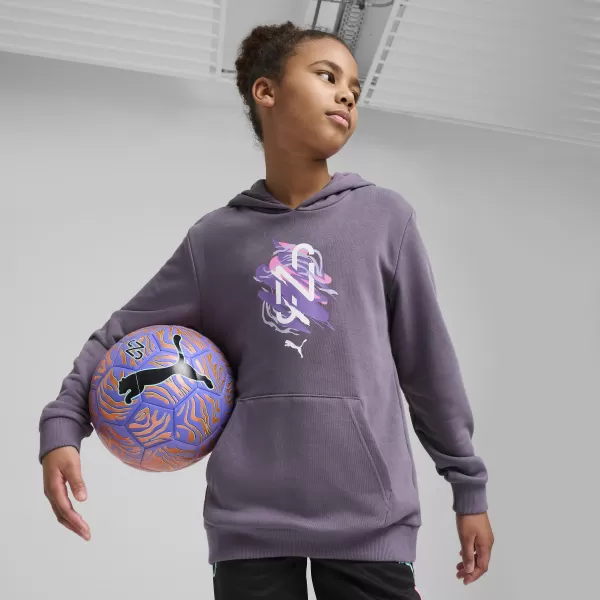  Baba pulóver PUMA NEYMAR JR CREATIVITYHOODIEJR 660100_01 LILA FASZÉN 