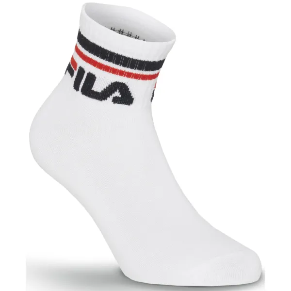  Zokni FILA QUARTER 3-PACK F9398 WHITE 