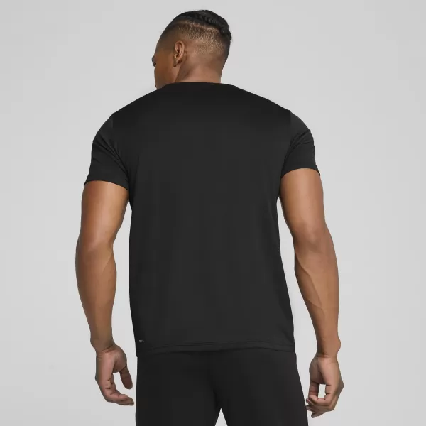  Férfi póló PUMA M TAD ESS SOLID CAT TEE CF 525921_01 PUMA FEKETE 