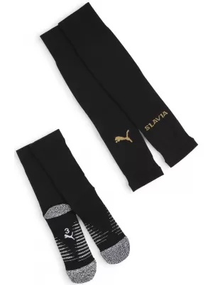 Futball zokni PUMA TEAM SKS PLAIN SOCKS PROMO 775221_06 PUMA FEKETE/MATT PUMA ARANY