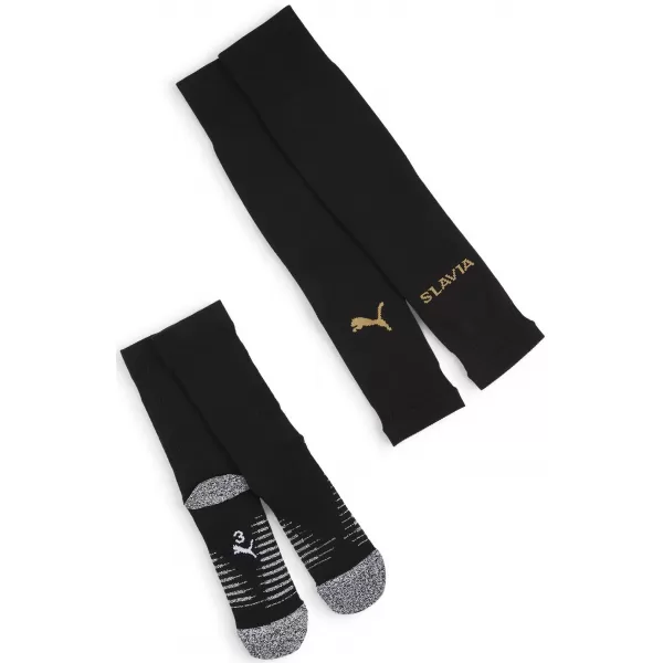  Futball zokni PUMA TEAM SKS PLAIN SOCKS PROMO 775221_06 PUMA FEKETE/MATT PUMA ARANY 