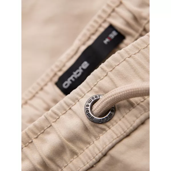  Férfi rövidnadrág OMBRE OM-SRCG-0190 BÉZS 