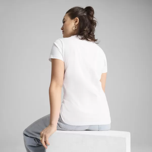  Ing PUMA GRAPHICS BRANDED LEAF TEE 685082_02 PUMA FEHÉR 