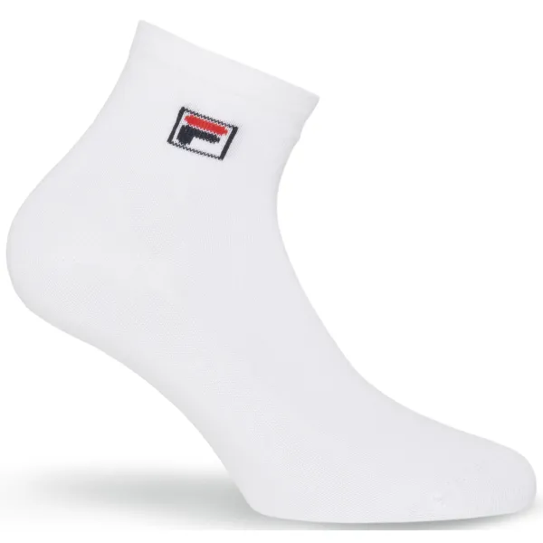  Zokni FILA QUARTER 3-PACK F9303 WHITE 