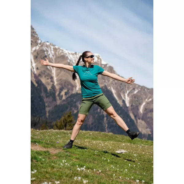  Női kültéri rövidnadrág NORDBLANC HUES NBSPL8194 ZÖLD NAP 