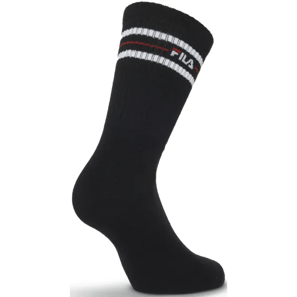  Férfi zokni FILA NORMAL 3-PACK F9092 BLACK 