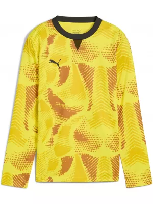 Gyermek mez PUMA TEAMTARGET GK LS JERSEY JR 706521_23 FLURO YELLOW PES / FLURO SÁRGA PES /PUMA FEKETE