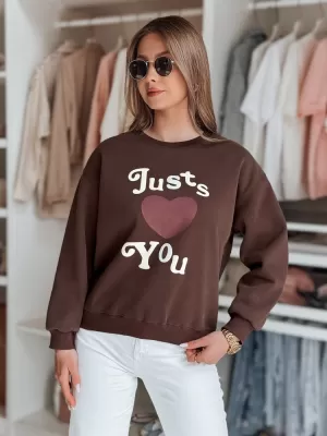 Női pulóver DSTREET JUST LOVE YOU BY1477 KARAMELLA