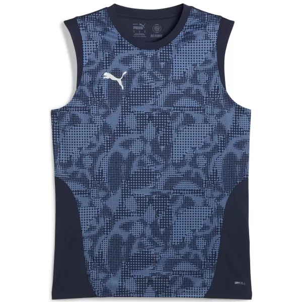  Férfi mez PUMA TEAMCUP TRAINING SL JERSEY 659168_06 PUMA HADITENGERÉSZET/PUMA EZÜST 