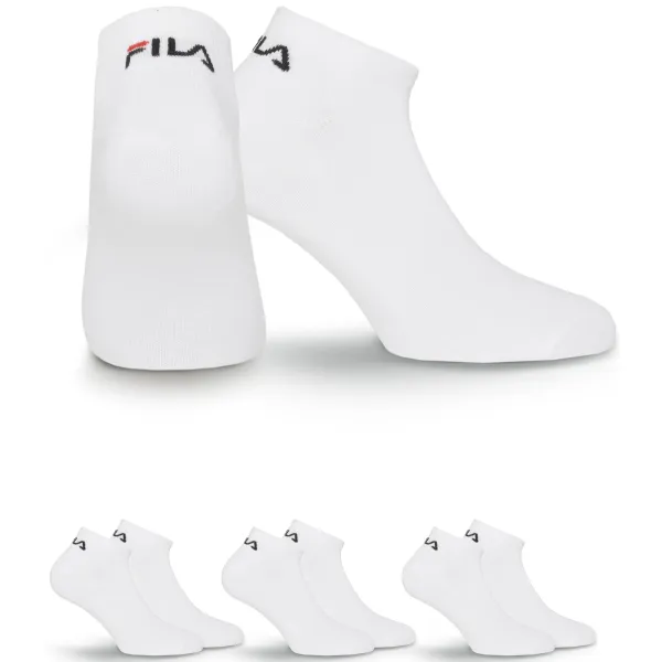  Zokni FILA INVISIBLE 3-PACK F9100 WHITE 