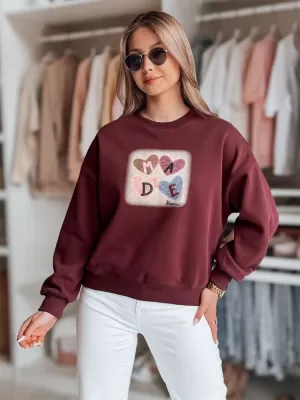 Női pulóver DSTREET MADELIN BY1458 BORDE