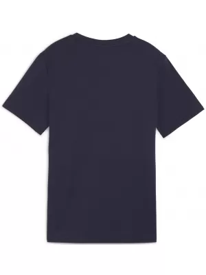 T -póló PUMA TEAMGOAL CASUALS TEE JR 658616_06 PUMA NAVY/PUMA WHITE