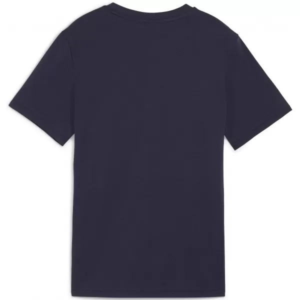  T -póló PUMA TEAMGOAL CASUALS TEE JR 658616_06 PUMA NAVY/PUMA WHITE 