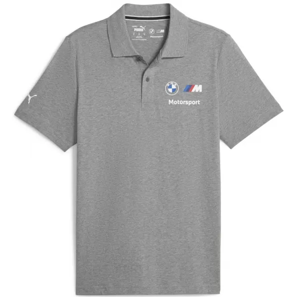  Mens t -phirt gallérral PUMA BMW MMS ESS POLO 621312_03 KÖZEPES SZÜRKE HEATHER 