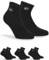 Zokni FILA QUARTER 3-PACK F9303 BLACK