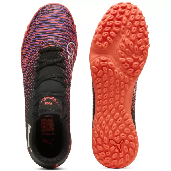  Csizma PUMA FUTURE 8 PLAY TT 108378_01 FEKETE/FEHÉR/IZZÓ PIROS 