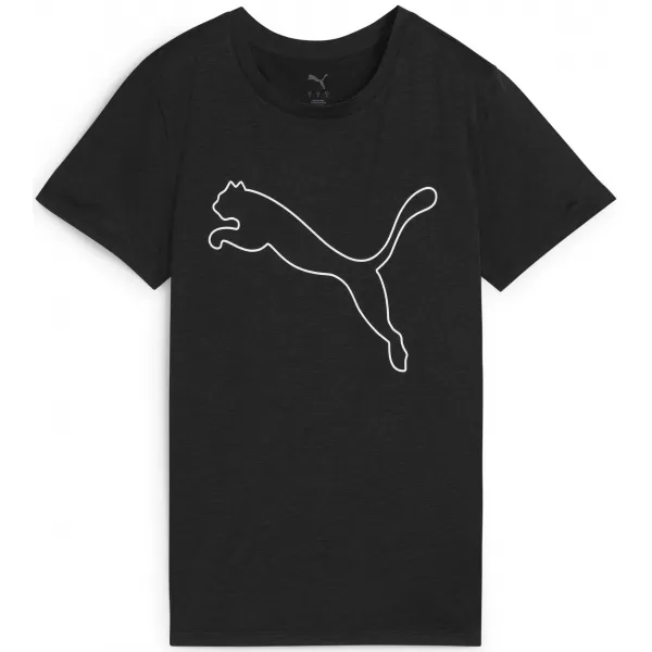  Ing PUMA TAD ESSENTIAL W HEATHER TEE 525893_01 PUMA FEKETE HEATHER 