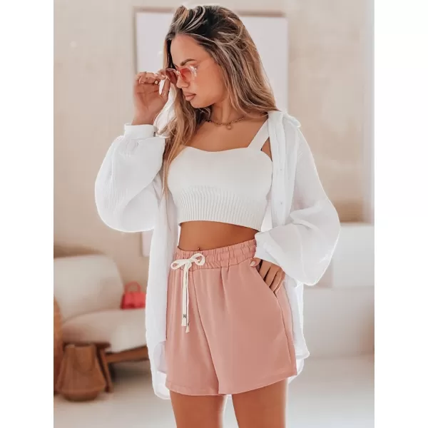  Hölgyek rövidnadrágja DSTREET HOT VIBE SY0443 RÓZSASZÍN 