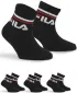 Zokni FILA JUNIOR QUARTE 3-PACK F8338 BLACK