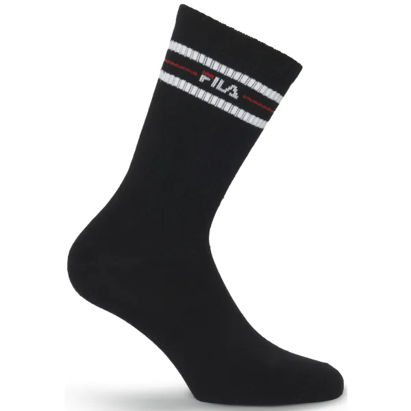  Férfi zokni FILA NORMAL 3-PACK F9092 BLACK 