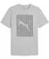 Férfi póló PUMA GRAPHICS WORDING TEE 684825_04 VILÁGOSSZÜRKE HEATHER