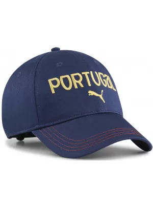 Sapka PUMA FPF FAN CAP 025952_04 PERZSA KÉK/NAPSÜTÉSES SÁRGA