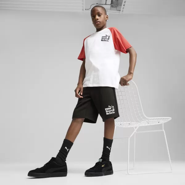  Rövidnadrág PUMA MID90S LONG SHORTS 685151_01 PUMA FEKETE 
