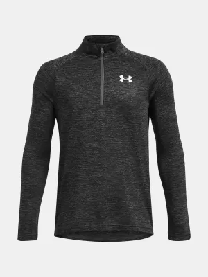 Fiú póló UNDER ARMOUR TECH 2.0 1/2 ZIP 1363286-026 SZÜRKE