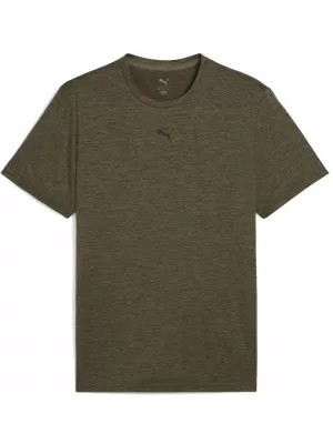 Férfi póló PUMA ESSENTIALS HEATHER CAT TEE 525920_81 LOBEN GREEN HEATHER