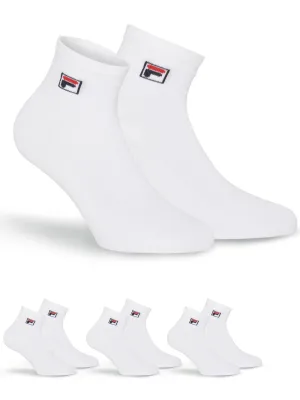 Zokni FILA QUARTER 3-PACK F9303 WHITE