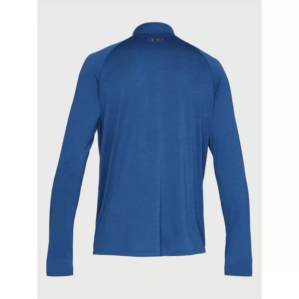  Férfi póló UNDER ARMOUR TECH 1/2 ZIP 2.0 1328495-400 KÉK 