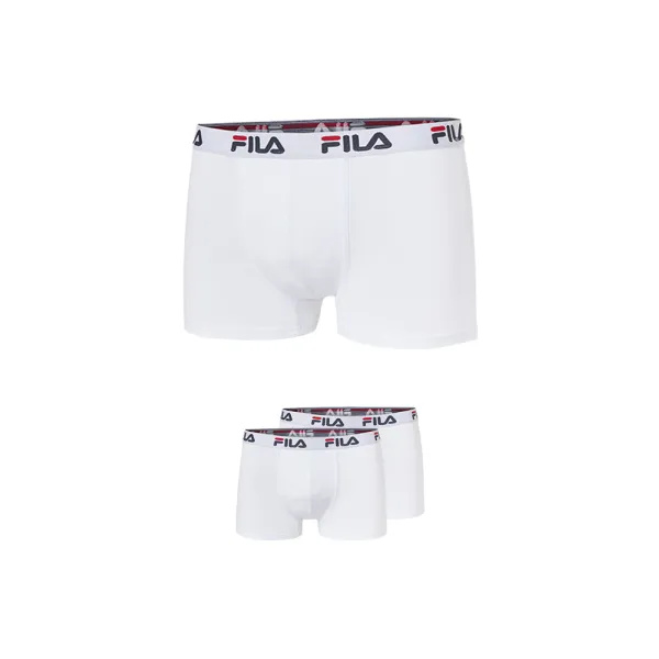  Férfi boxeralsó FILA MAN BOXER 2-PACK FU5016/2 WHITE 