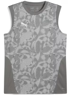 Férfi mez PUMA TEAMCUP TRAINING SL JERSEY 659168_13 FLAT MEDIUM GRAY/ LAPOS KÖZEPES SZÜRKE/PUMA EZÜST