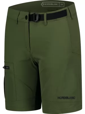 Női kültéri rövidnadrág NORDBLANC HUES NBSPL8194 ZÖLD NAP