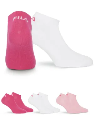 Zokni FILA INVISIBLE 3-PACK F9100 PINK PANTHER