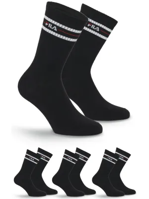Férfi zokni FILA NORMAL 3-PACK F9092 BLACK