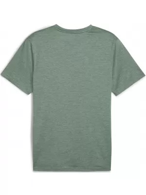 Ing PUMA M TAD ESS HEATHER CAT TEE 525907_30 ZÖLD MOON HEATHER