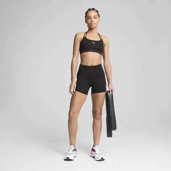 Hölgy melltartó PUMA MOVE STRAPPY BRA 526224_51 PUMA FEKETE/PUMA FEHÉR 
