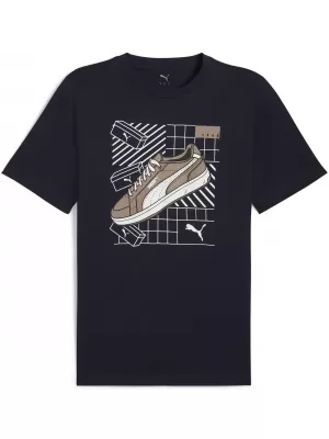 Férfi póló PUMA GRAPHICS SNEAKER TEE 684830_16 ÚJ HADITENGERÉSZET