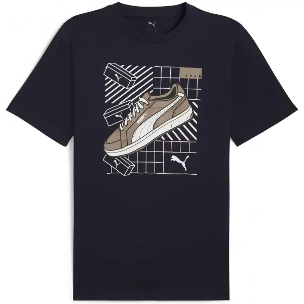  Férfi póló PUMA GRAPHICS SNEAKER TEE 684830_16 ÚJ HADITENGERÉSZET 