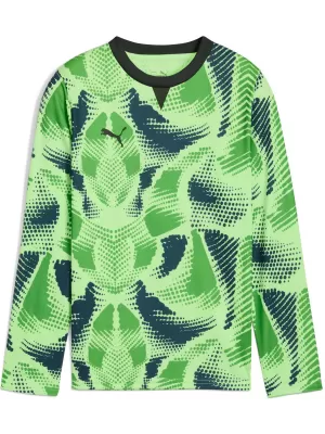 Gyermek mez PUMA TEAMTARGET GK LS JERSEY JR 706521_20 FIZZY LIME / FIZZY LIME / PUMA FEKETE
