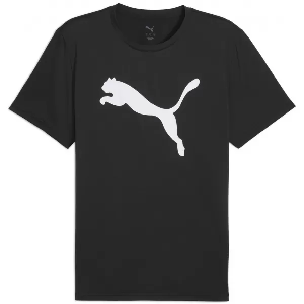  Férfi póló PUMA M TAD ESS SOLID CAT TEE CF 525921_01 PUMA FEKETE 