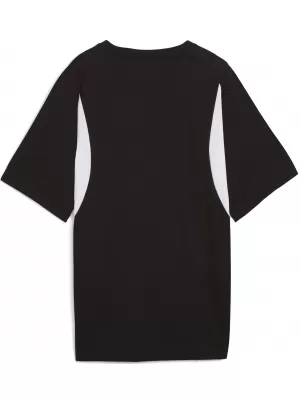 Ing PUMA TEAMEVOSTRIPE TEE WMN 659959_03 PUMA FEKETE/PUMA EZÜST