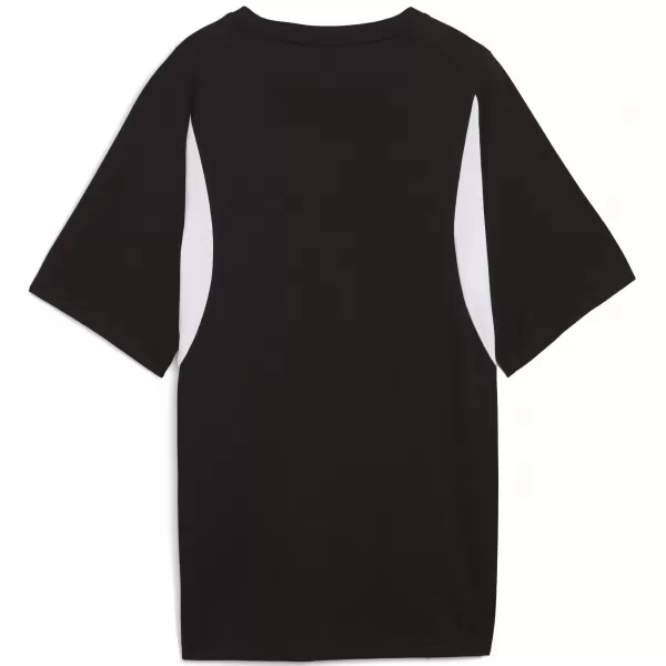  Ing PUMA TEAMEVOSTRIPE TEE WMN 659959_03 PUMA FEKETE/PUMA EZÜST 