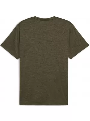 Férfi póló PUMA ESSENTIALS HEATHER CAT TEE 525920_81 LOBEN GREEN HEATHER