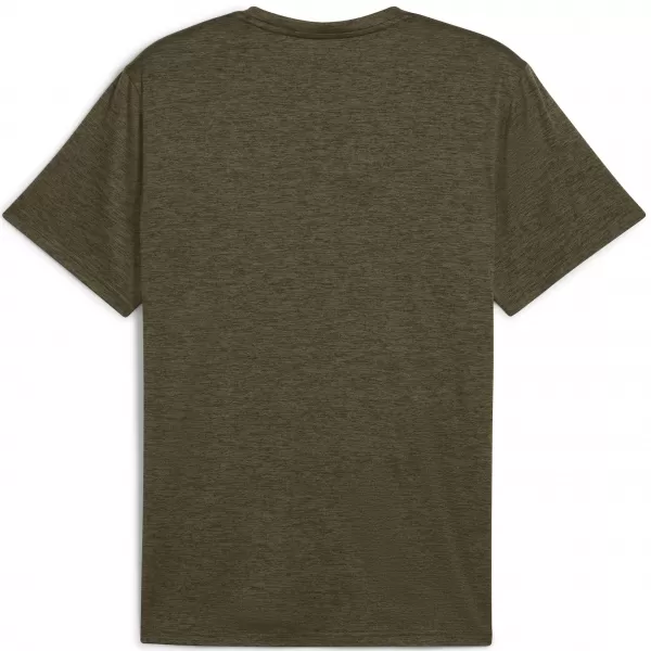  Férfi póló PUMA ESSENTIALS HEATHER CAT TEE 525920_81 LOBEN GREEN HEATHER 