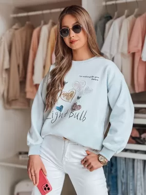 Női pulóver DSTREET PINKNOTE BY1502 KÉK